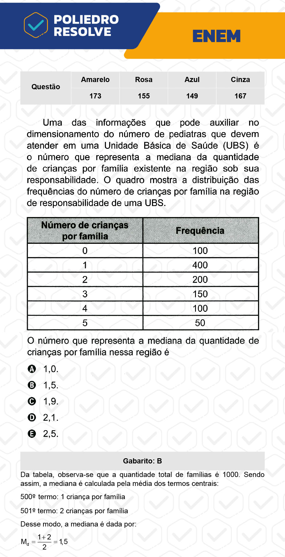 Questão 155 - 2º Dia - Prova Rosa - ENEM 2022