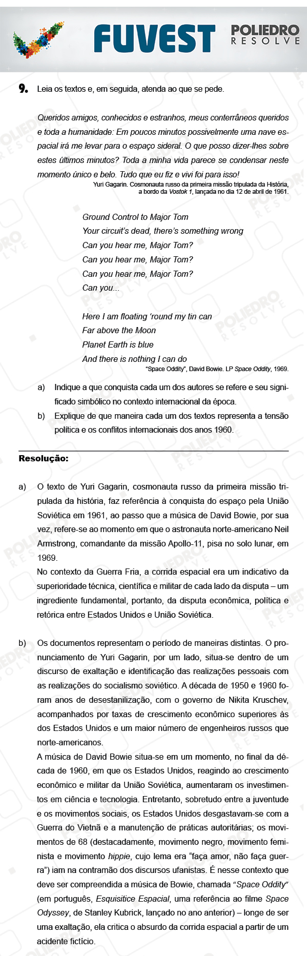 Dissertação 9 - 2ª Fase - 2º Dia - FUVEST 2018