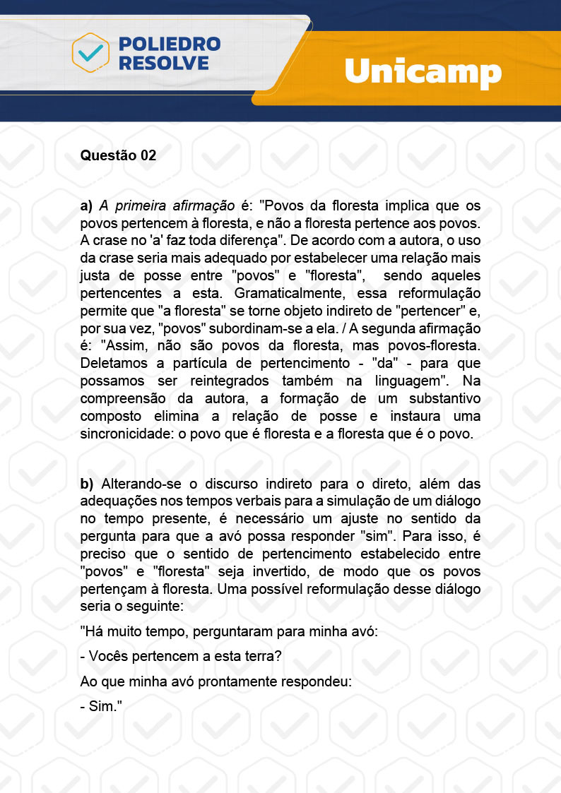 Dissertação 2 - 2ª Fase - 1º Dia - UNICAMP 2024