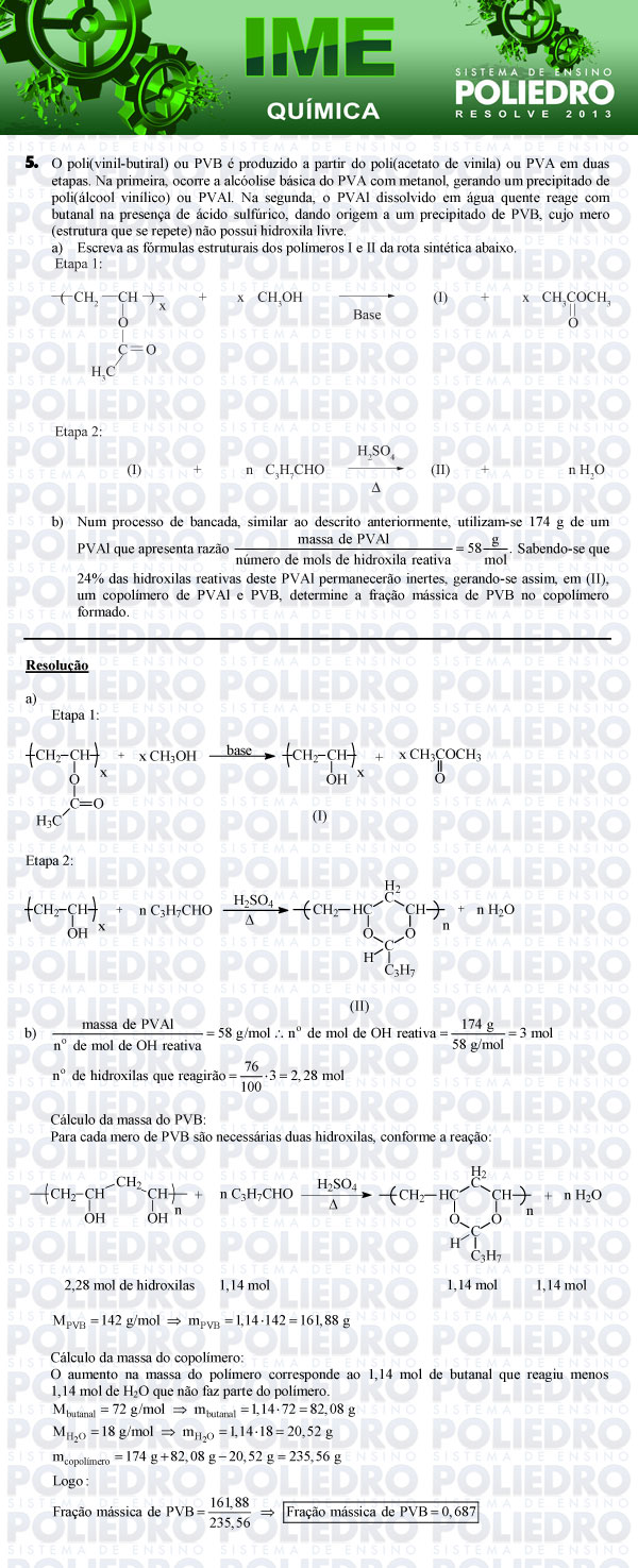 Dissertação 5 - Química - IME 2013