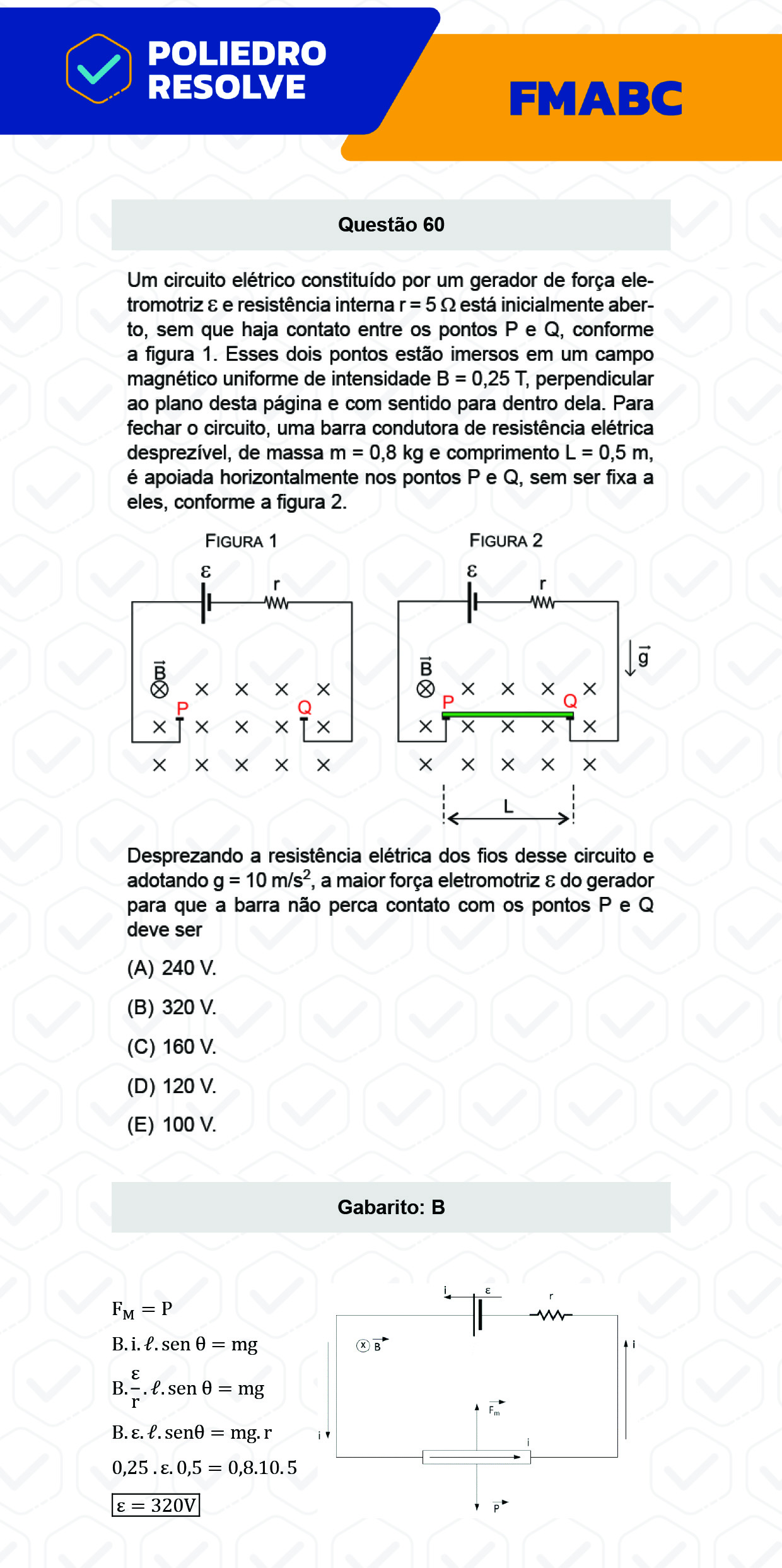 Questão 60 - Fase única - FMABC 2023