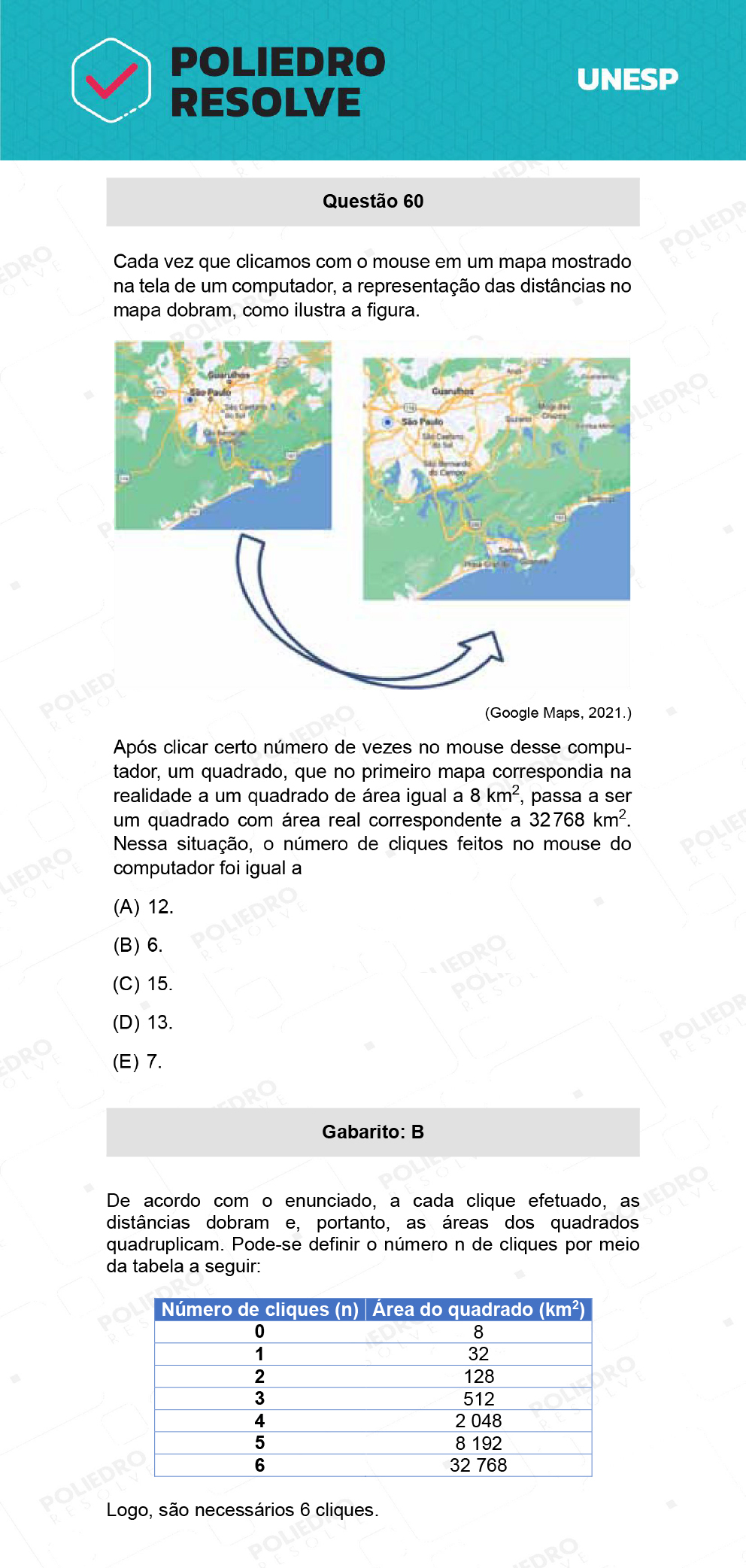 Questão 60 - 2ª Fase - UNESP 2022