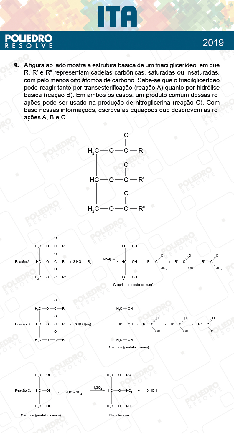 Dissertação 9 - 2ª Fase - 1º Dia - MAT / QUI - ITA 2019