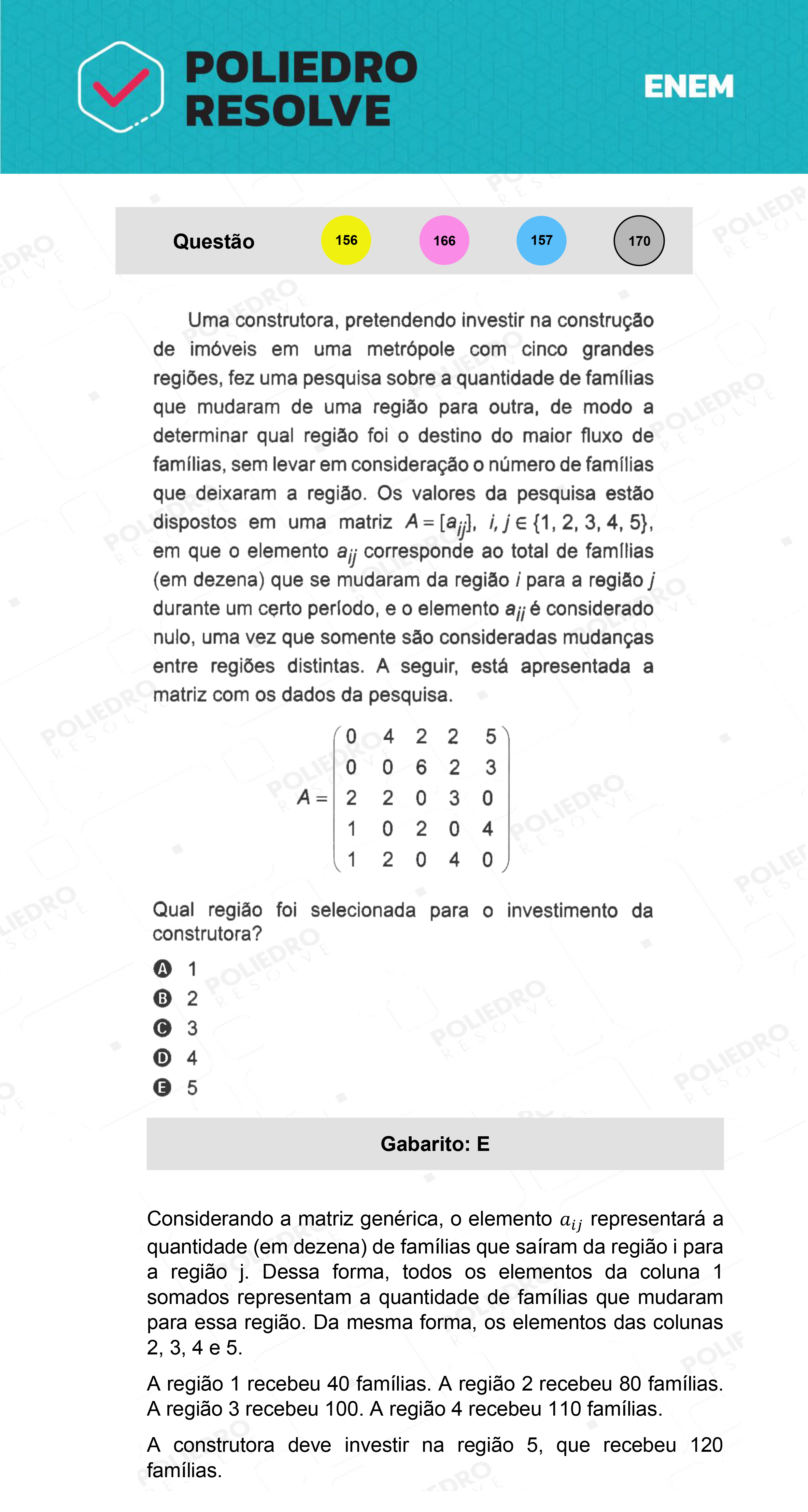 Questão 157 - 2º Dia - Prova Azul - ENEM 2021