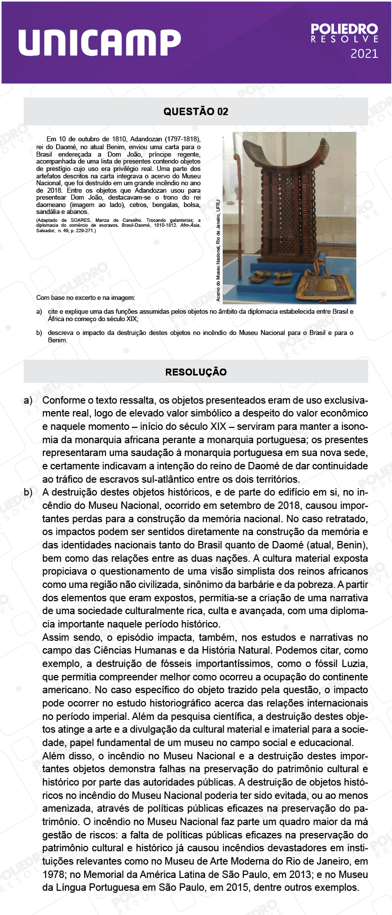 Dissertação 2 - 2ª Fase - 2º Dia - UNICAMP 2021