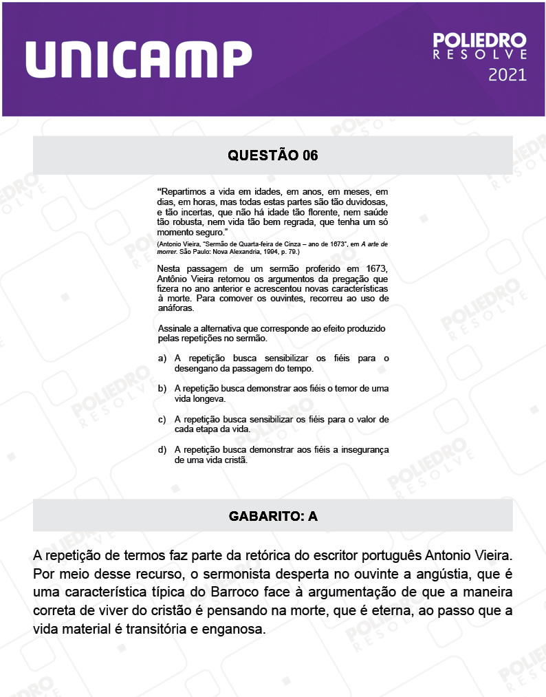 Questão 6 - 1ª Fase - 1º Dia - E e G - UNICAMP 2021