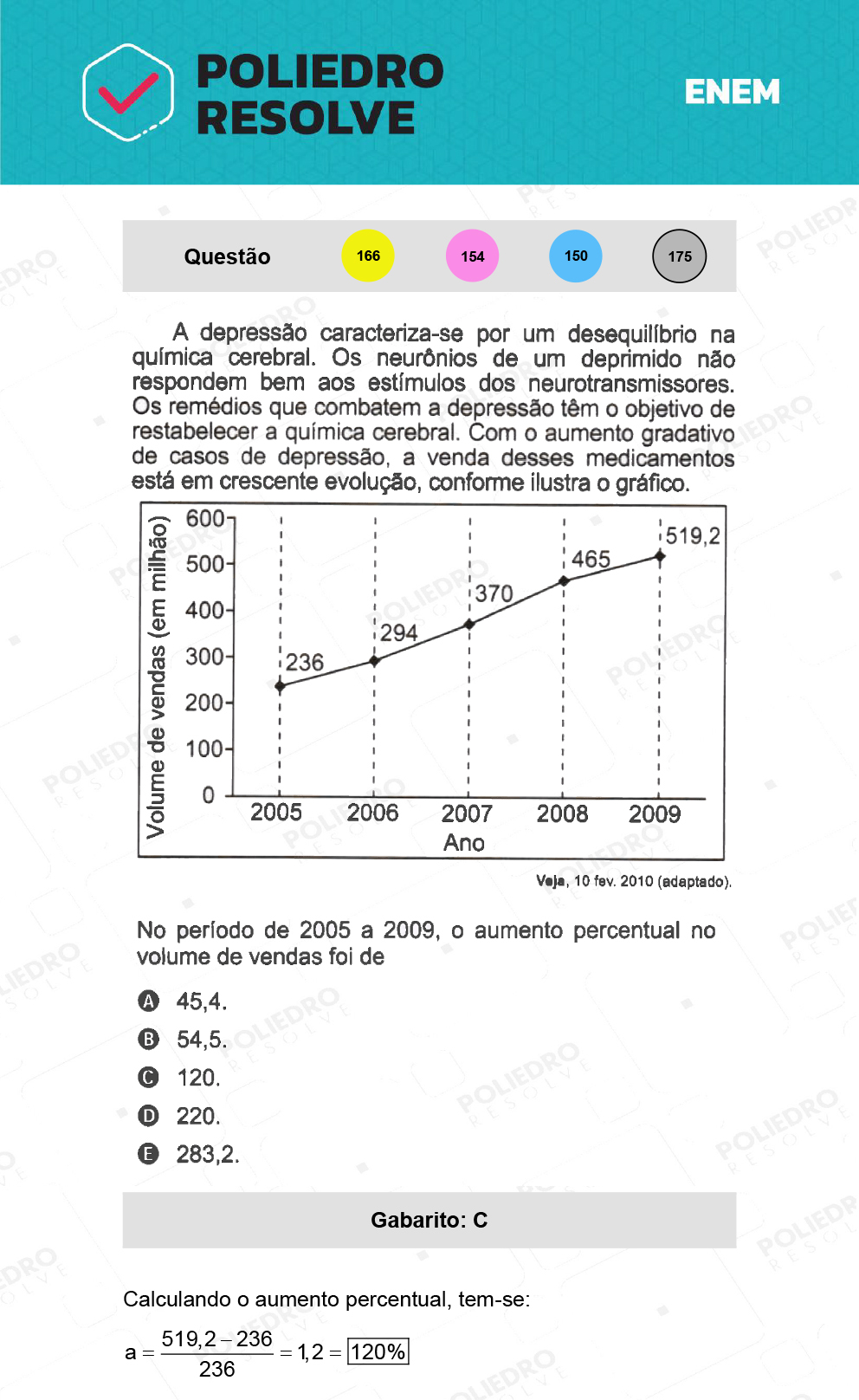 Questão 154 - 2º Dia - Prova Rosa - ENEM 2021