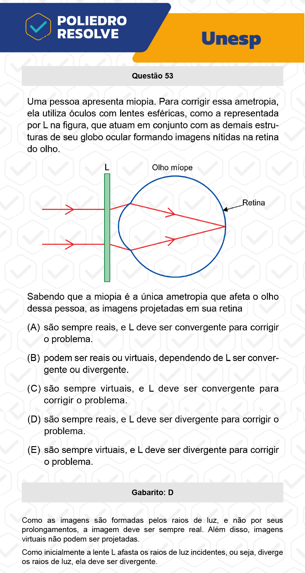 Questão 53 - 2ª Fase - UNESP 2023