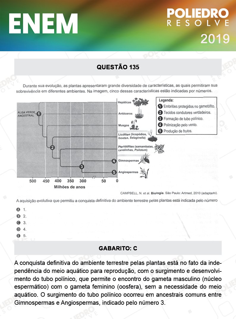 Questão 135 - 2º DIA - PROVA ROSA - ENEM 2019