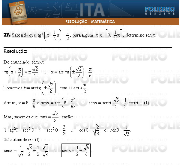 Dissertação 27 - Matemática - ITA 2009