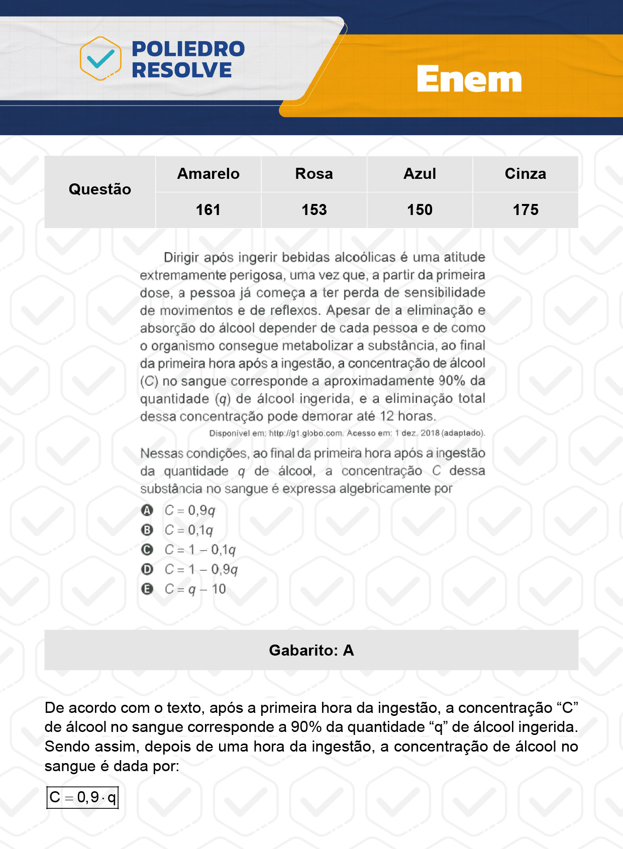 Questão 60 - Dia 2 - Prova Azul - Enem 2023