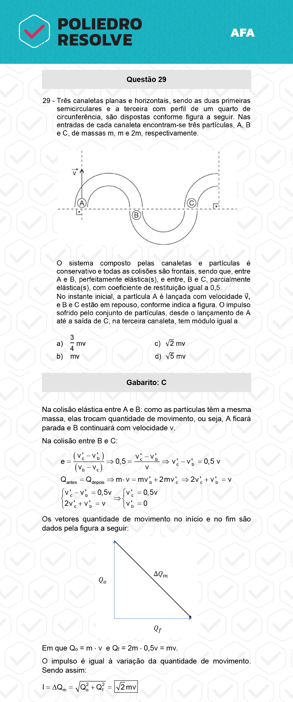 Questão 29 - Prova Modelo A - AFA 2023