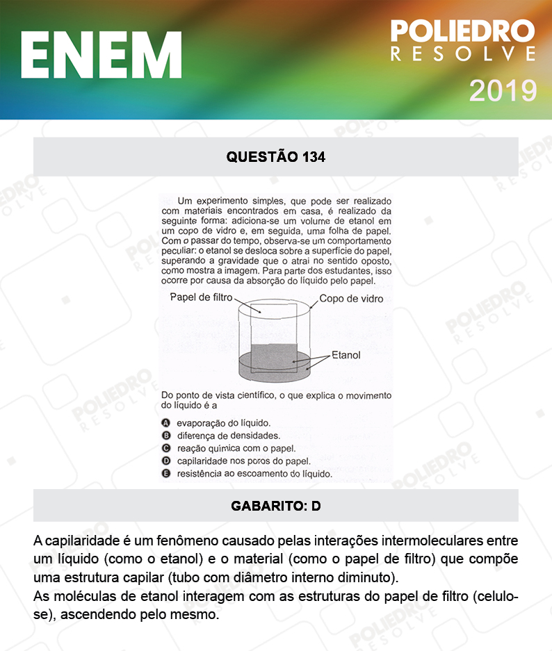 Questão 134 - 2º DIA - PROVA AZUL - ENEM 2019