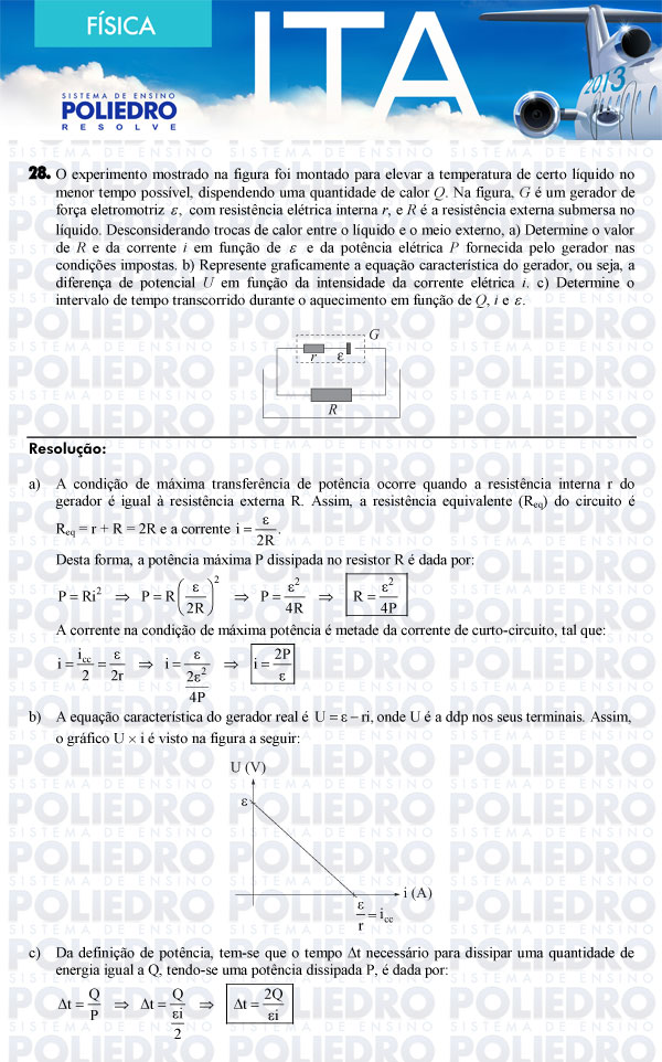 Dissertação 28 - Física - ITA 2013