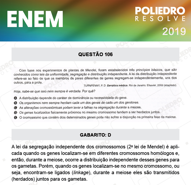 Questão 106 - 2º DIA - PROVA AMARELA - ENEM 2019