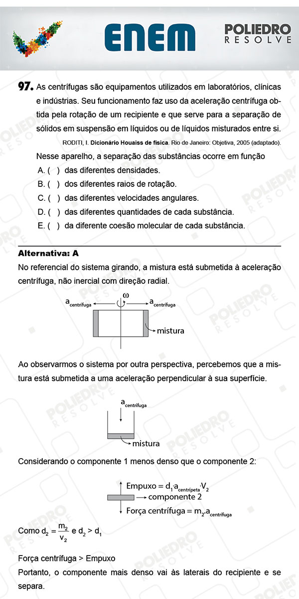 Questão 97 - 2º Dia (PROVA AMARELA) - ENEM 2017