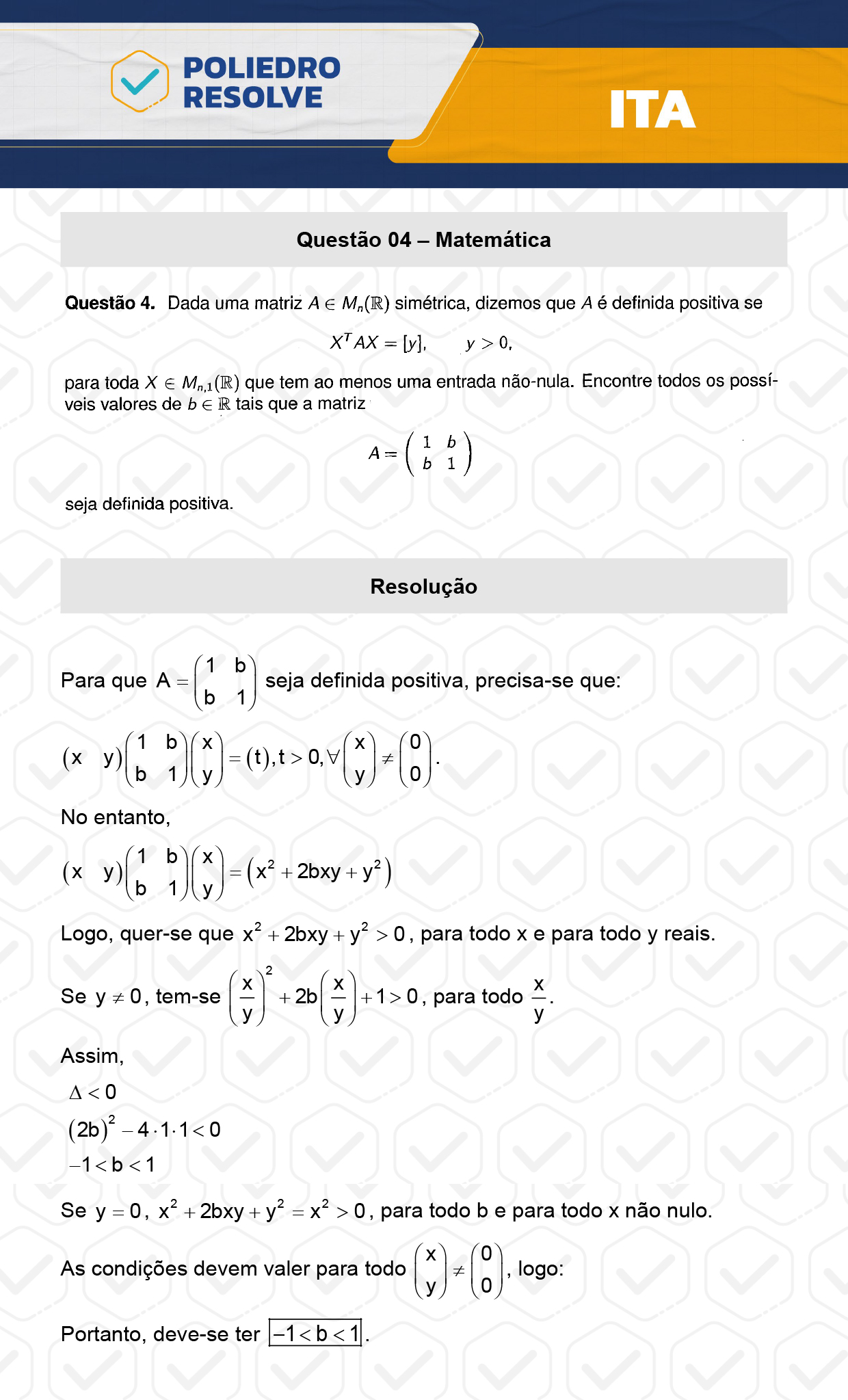 Dissertação 4 - 2ª Fase - 1º Dia - ITA 2024