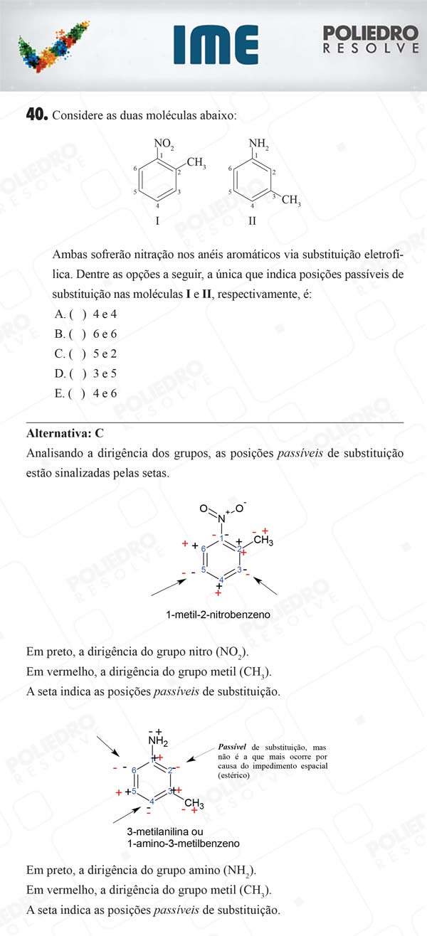 Questão 40 - 1ª Fase - IME 2018