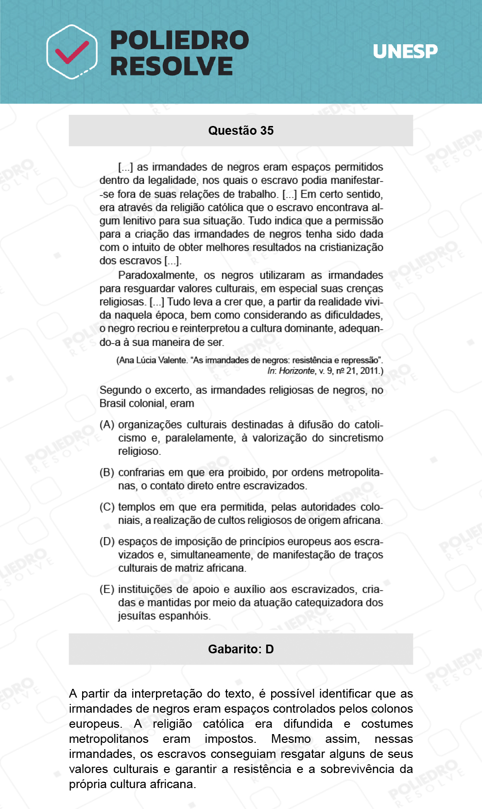 Questão 35 - 1ª Fase - Biológicas - UNESP 2022