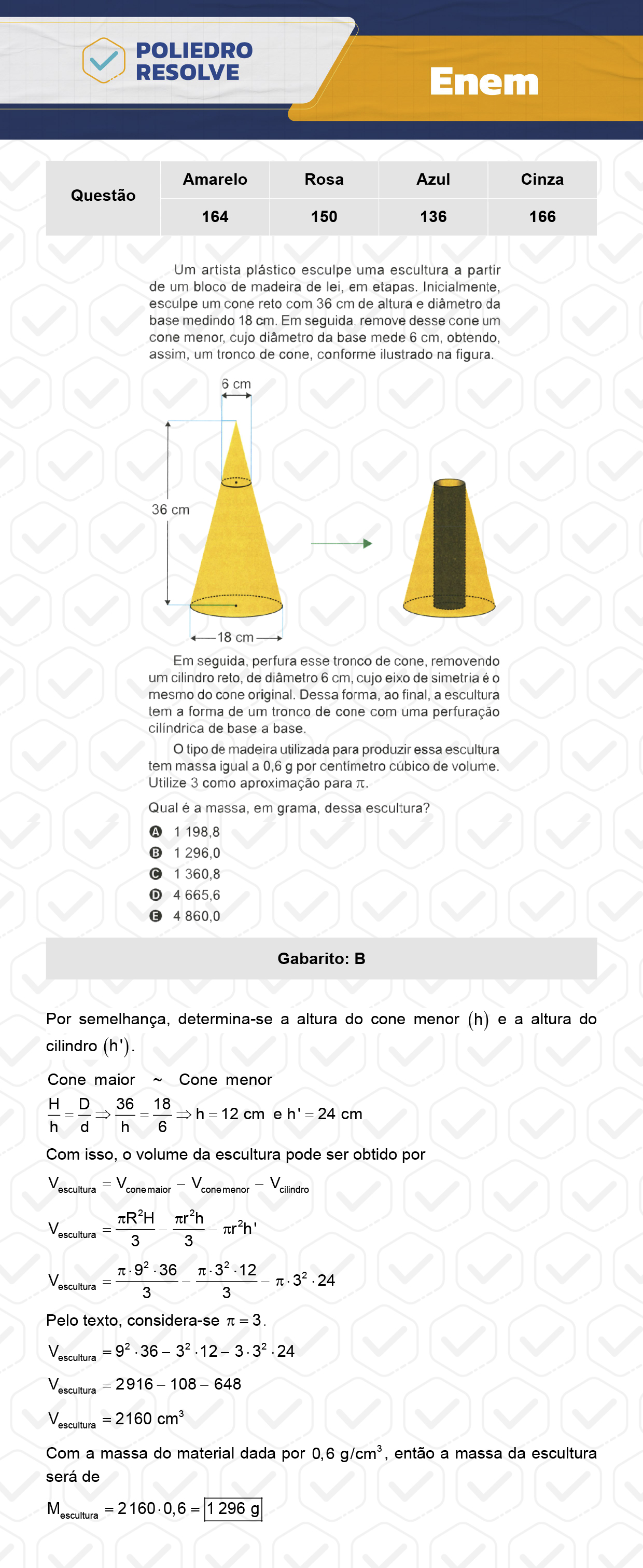 Questão 46 - Dia 2 - Prova Azul - Enem 2023