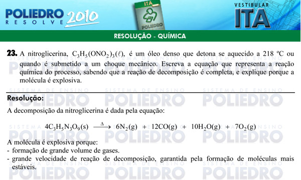 Dissertação 23 - Química - ITA 2010