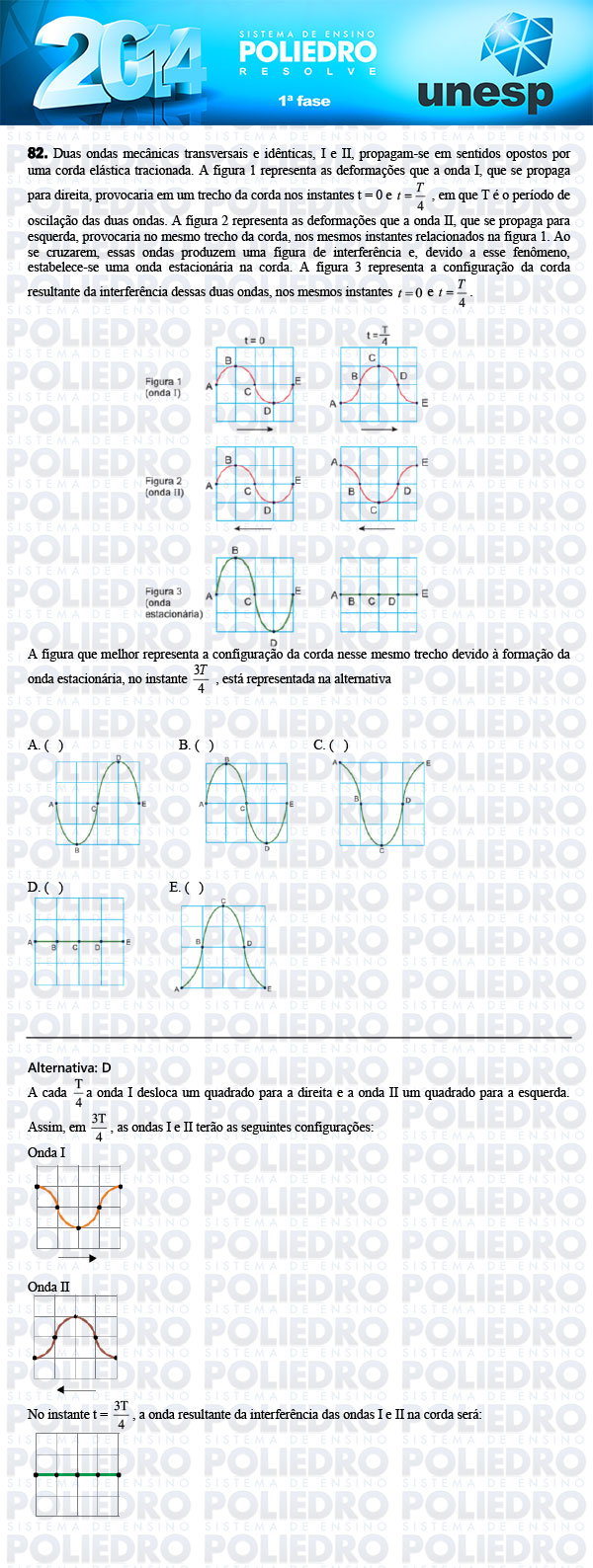 Questão 82 - 1ª Fase - UNESP 2014