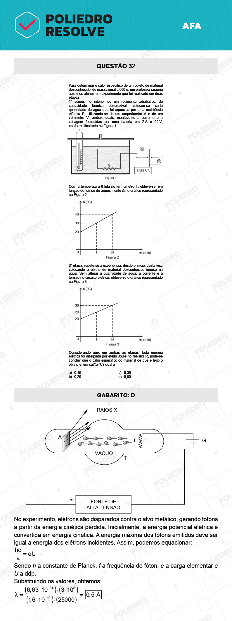 Questão 32 - Prova Modelo A - AFA 2022