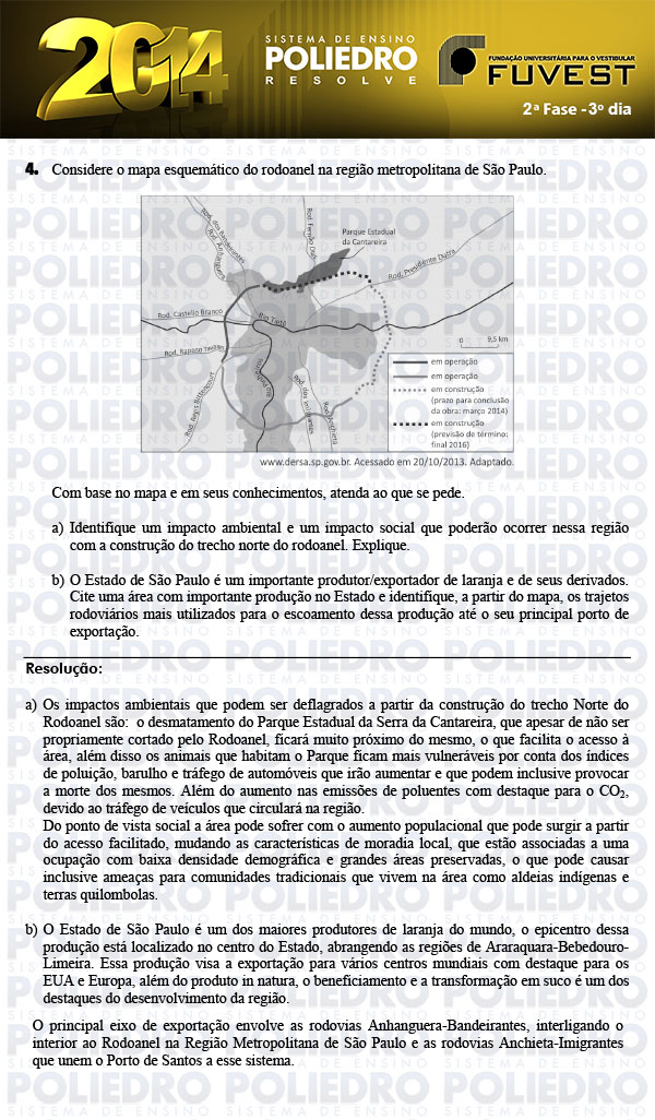 Dissertação 4 - 2ª Fase 3º Dia - FUVEST 2014