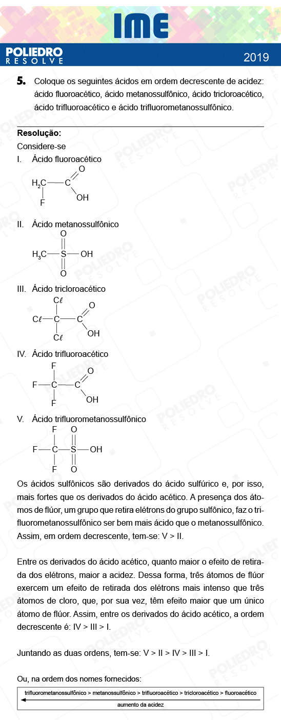 Dissertação 5 - 2ª Fase - Química - IME 2019