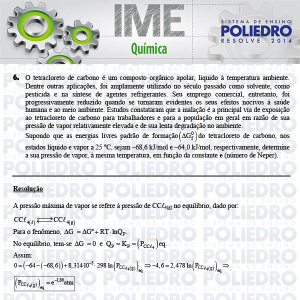 Dissertação 6 - Química - IME 2014