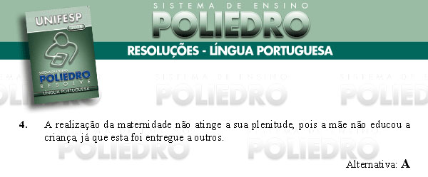 Questão 4 - Português e Inglês - UNIFESP 2008