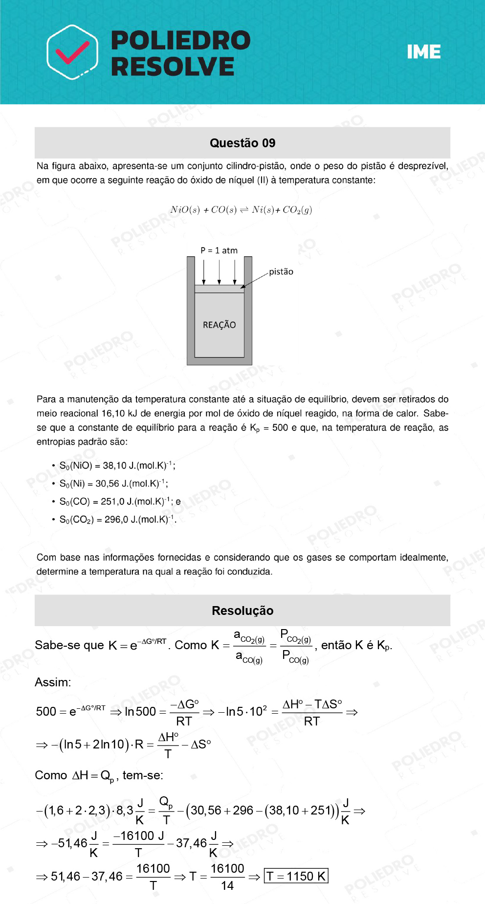 Dissertação 9 - 2ª Fase - Química - IME 2022