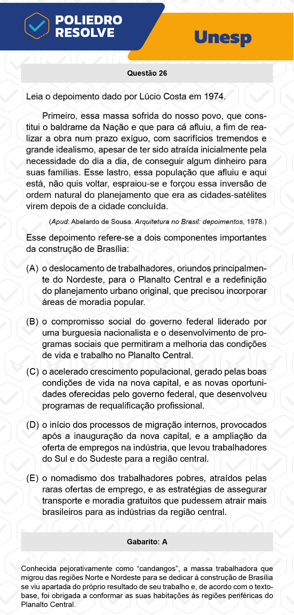 Questão 26 - 2ª Fase - UNESP 2023