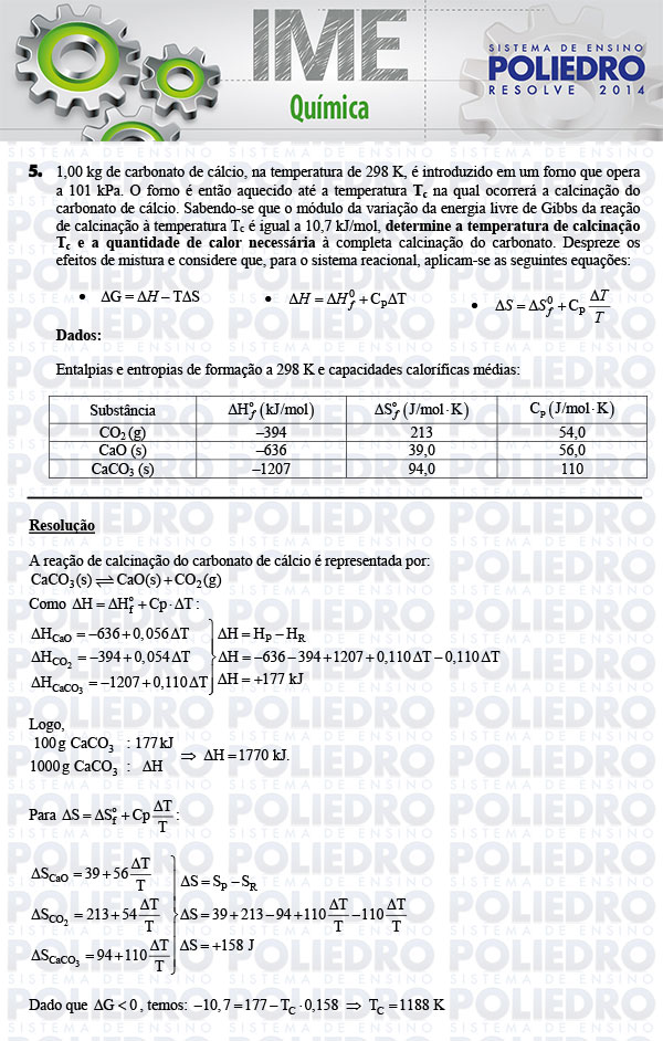 Dissertação 5 - Química - IME 2014