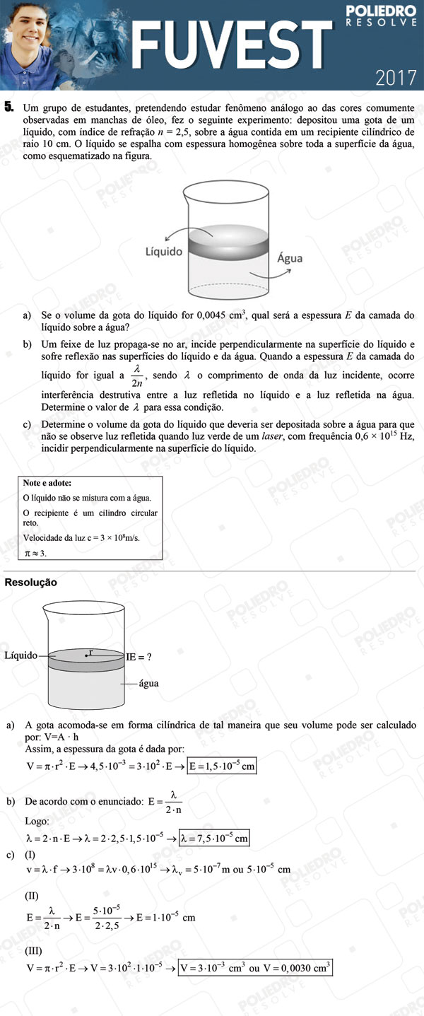 Dissertação 5 - 2ª Fase - 3º Dia - FUVEST 2017