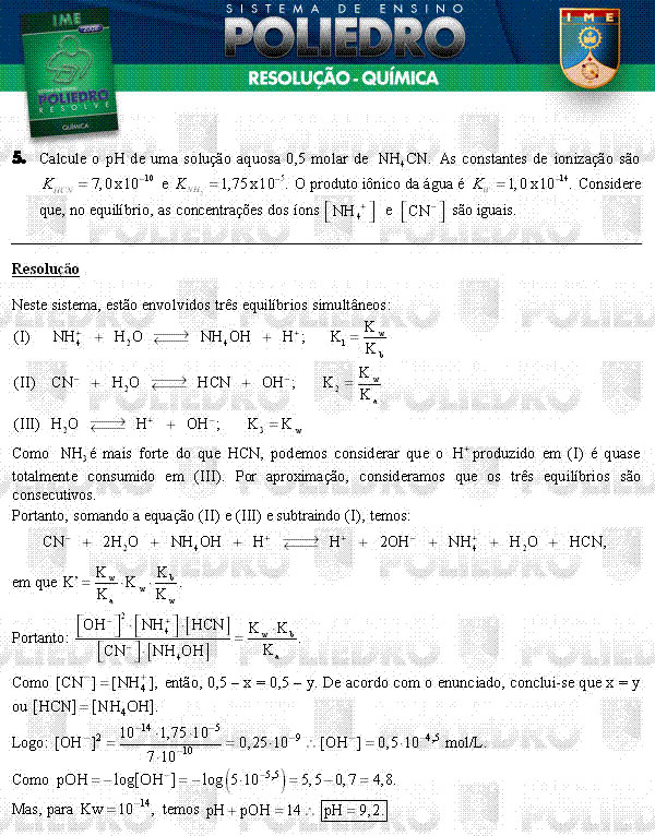 Dissertação 5 - Química - IME 2008