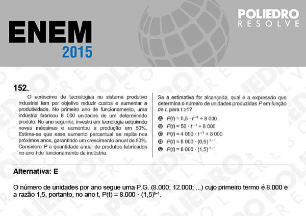 Questão 152 - Domingo (Prova Azul) - ENEM 2015