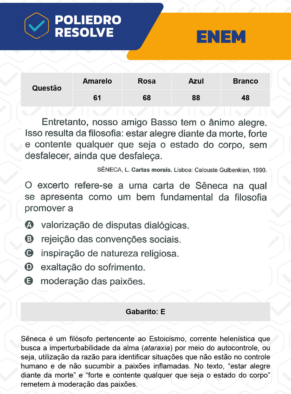 Questão 48 - 1º Dia - Prova Branca - ENEM 2022