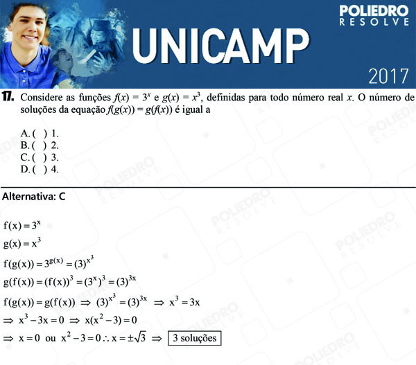 Questão 17 - 1ª Fase - UNICAMP 2017