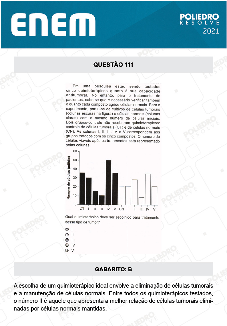 Questão 111 - 2º Dia - Prova Rosa - ENEM 2020