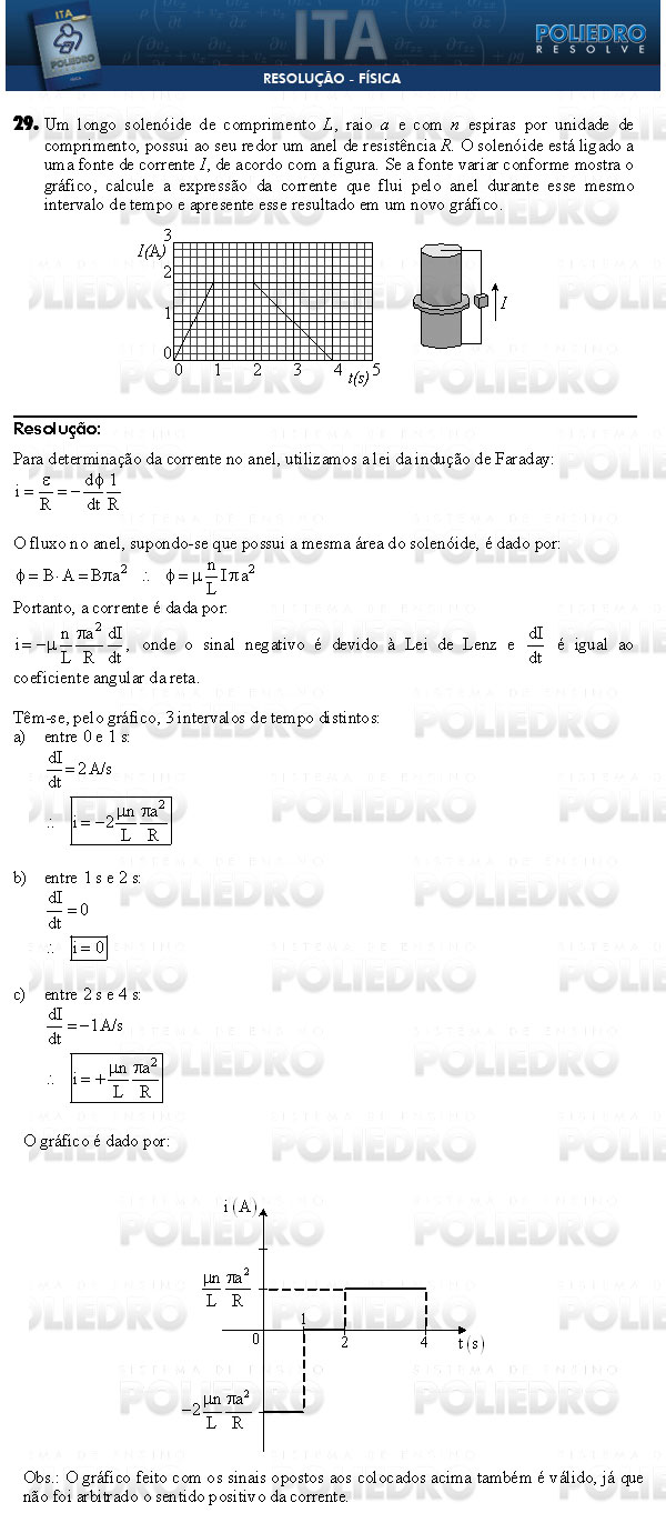 Dissertação 29 - Física - ITA 2009