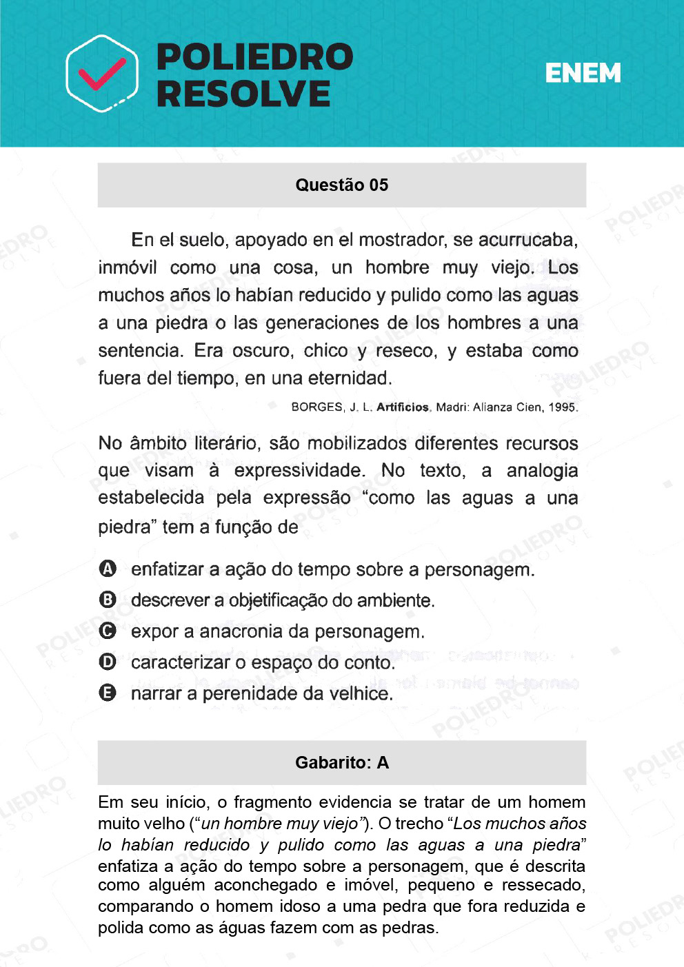 Questão 5 - 1º Dia - Prova Rosa - ENEM 2021