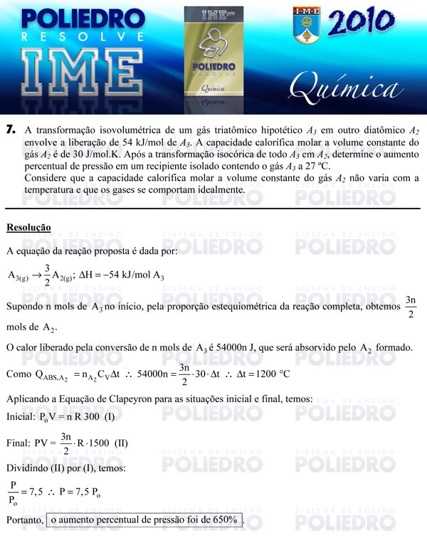 Dissertação 7 - Química - IME 2010