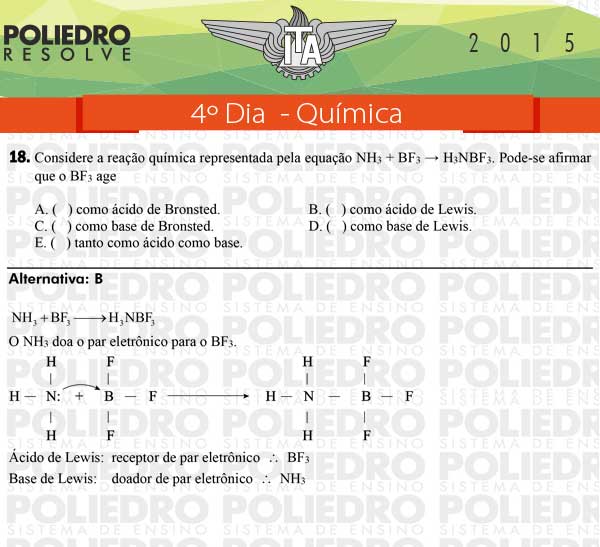 Questão 18 - Química - ITA 2015