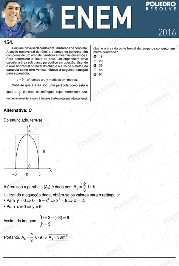 Questão 154 - 2º dia (PROVA CINZA) - ENEM 2016