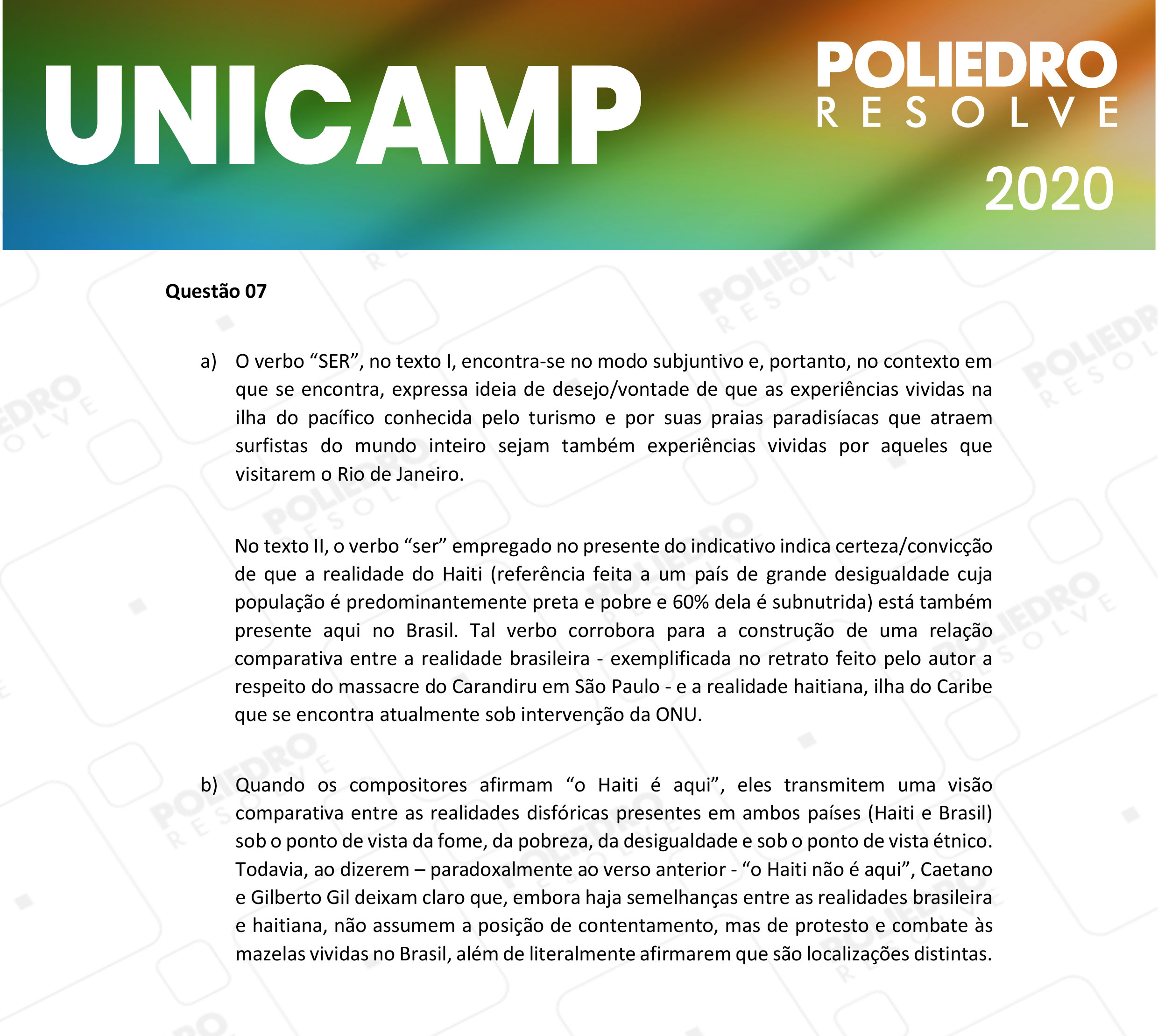 Dissertação 7 - 2ª Fase - 1º Dia - UNICAMP 2020