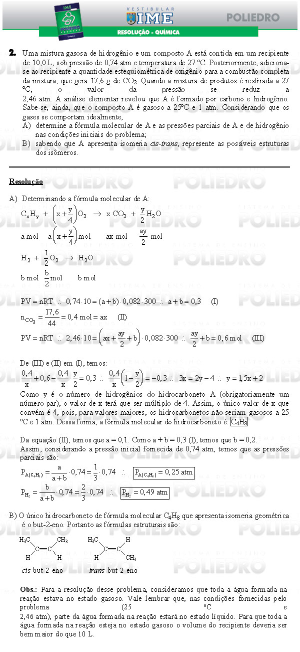 Dissertação 2 - Química - IME 2009