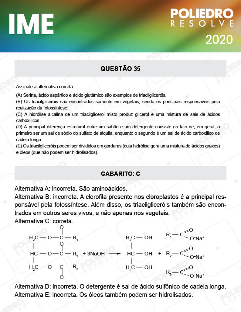 Questão 35 - 1ª Fase - IME 2020