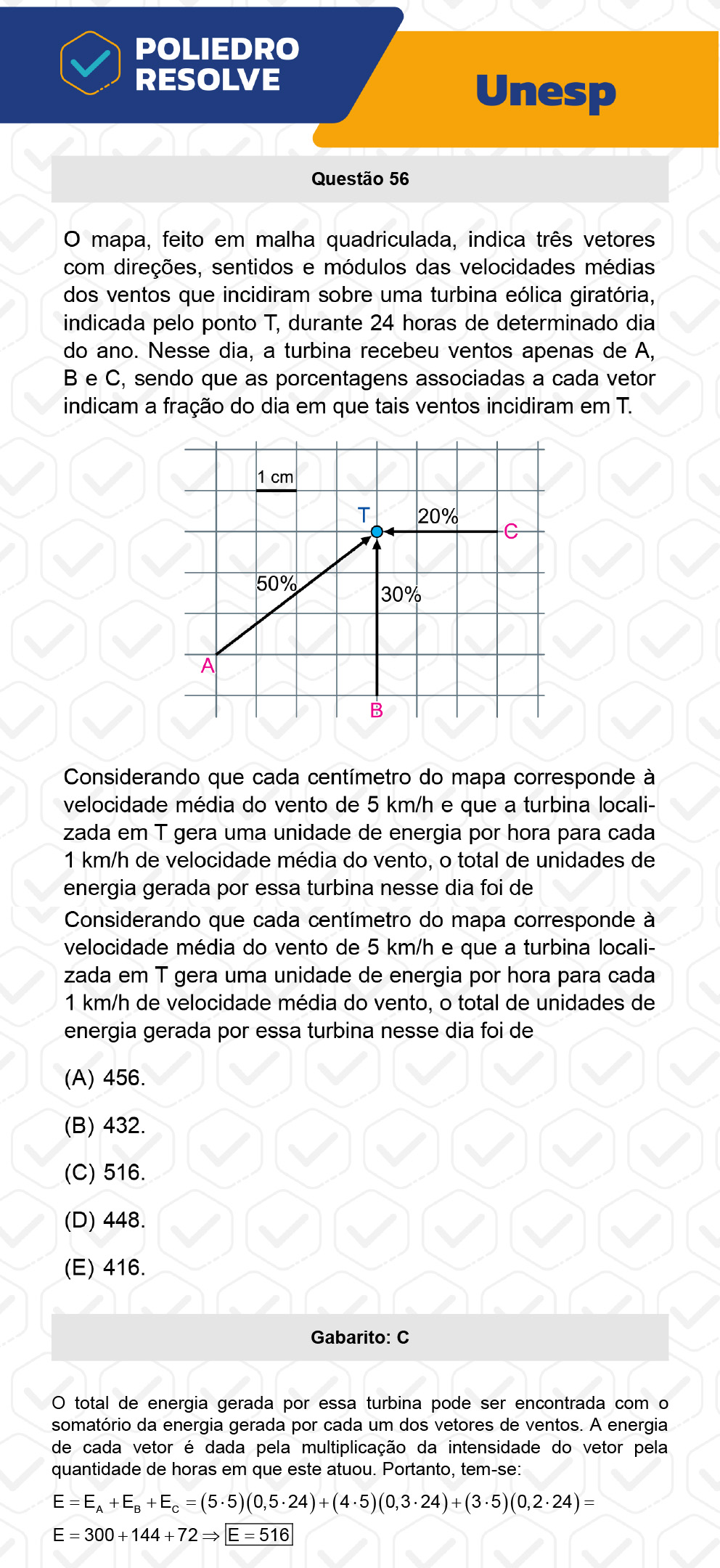 Questão 56 - 2ª Fase - UNESP 2023