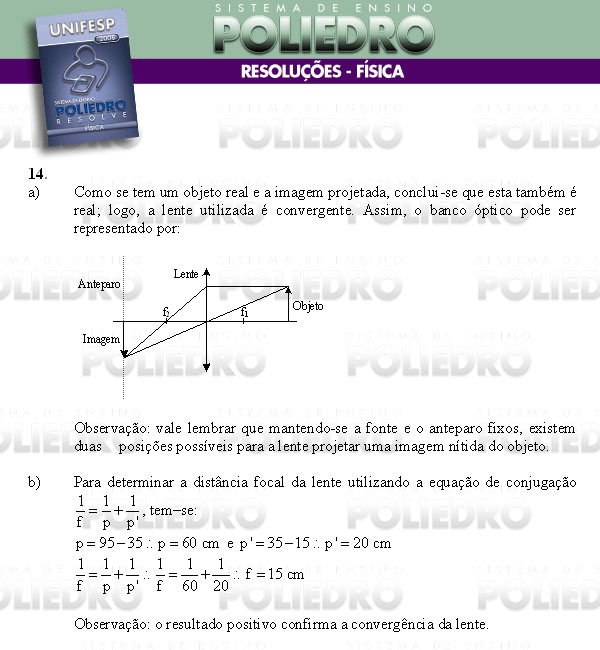 Dissertação 14 - Conhecimentos Específicos - UNIFESP 2008